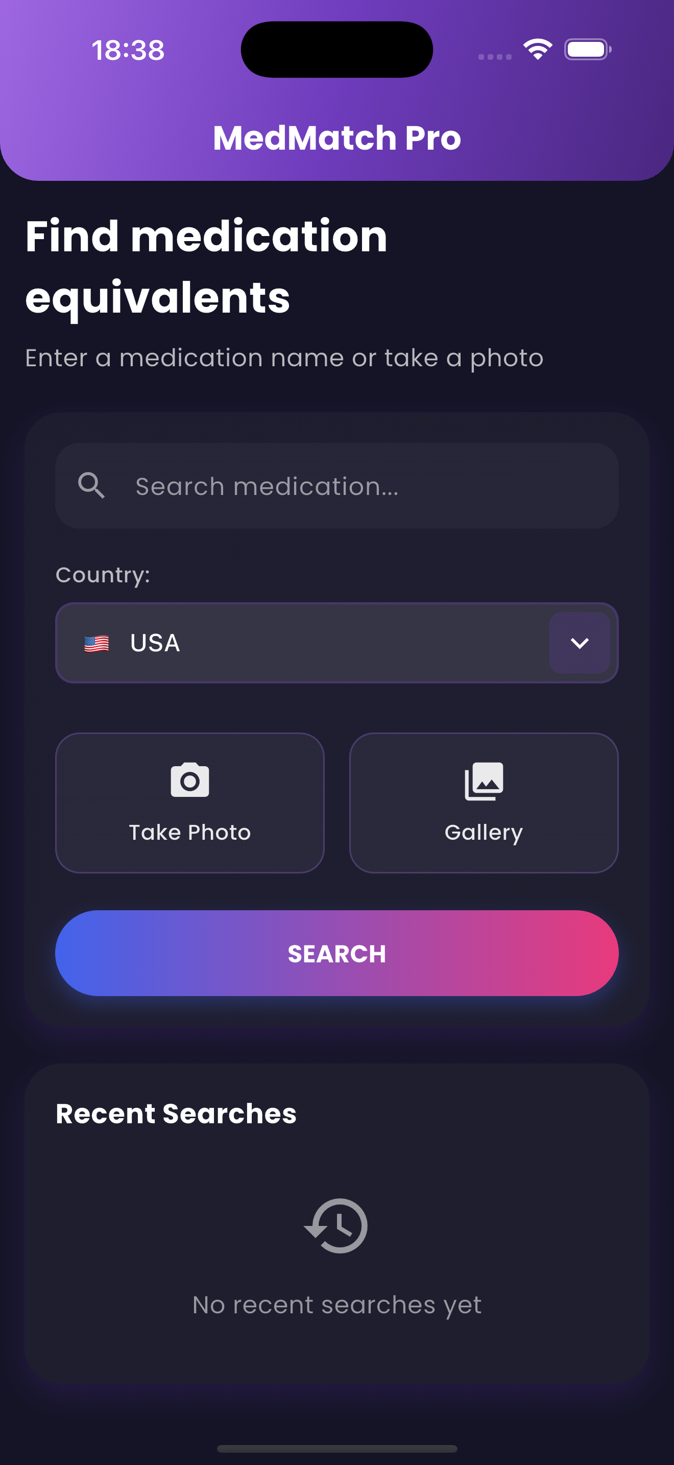 MedMatch Pro Details Screen