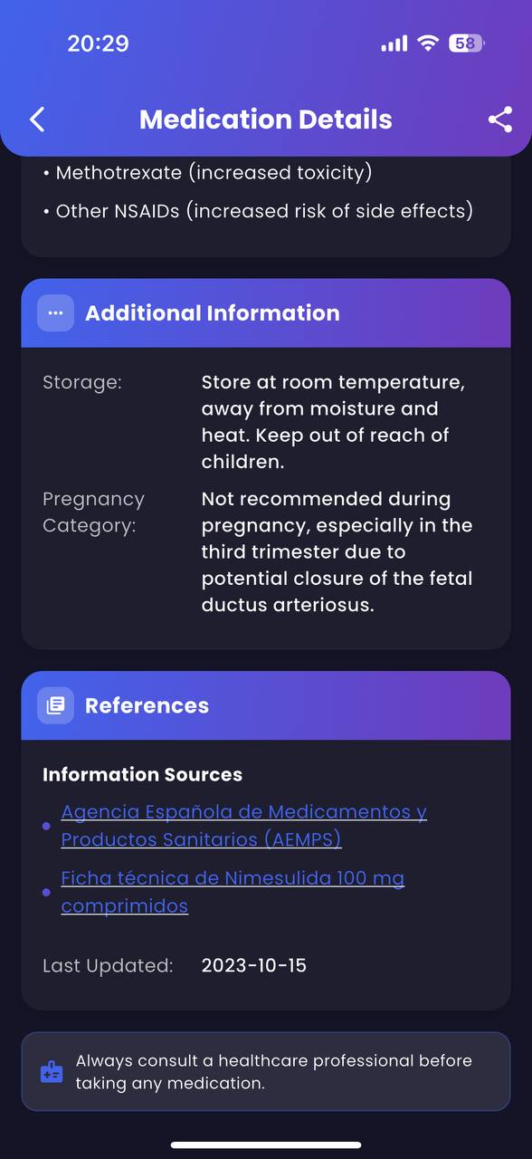 MedMatch Pro Search Screen